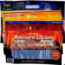 Zipper Hot Chicken Bags/ Roasted Chicken Packaging Bag With Window/ Microwaveable Grilled Chicken Bag, Bagease, Bagplastics thumbnail-3