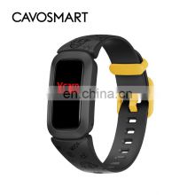 2022 New Arrival V102 Single Point Blood Oxygen Heart Rate Monitoring Colorful Cartoon Integrated Wristband Smart Watch For Kids