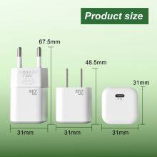 Factory Price Popular Products USB Cell Phone Chargers Mini Usb c Power Adapter Wall Plug us 20w Charger thumbnail-4