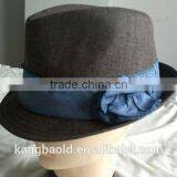 2013 Fashion New Design Felt Wool Fedora Hat thumbnail-1