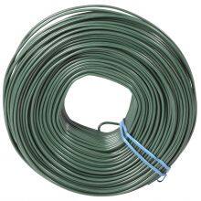 Coil Wire for Building Construction PVC Coated Green Color