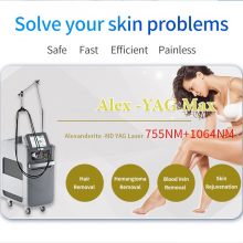 Most Popular High Power Alexandrite Laser Nd Yag Long Pulse 1064nm Skin Facial and Body Hair Removal Alexandrite Laser thumbnail-2