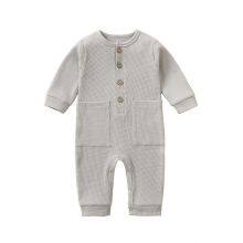 Newborn Baby Romper Onesie Jumpsuit Long Sleeves Baby Climb Clothes Children's Pajama Cotton thumbnail-5