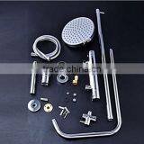 Rozinsanitary Round Style Thermostatic 8" Rain Shower Faucet Set Shower Column W/ Hand Shower thumbnail-3