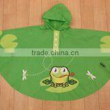 Frog Design Waterproof Hooded Children Raincoat thumbnail-1