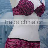 2016 The Deep Pink Zebra Lines Lingerie Suite thumbnail-4