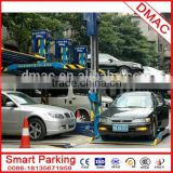 Two Post Car Parking lift low profile design for easier driving -on can be parallel many