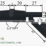 1/2" NPT Tapered Plug Magnetic Float Level Switch Water Level Sensor 5CFS-YZ-3H