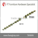 Taiwan Factory Length: 1M x Nail's dia: 9.5mm Brass Furniture Sofa Nail Trips