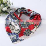 China Factory 90x90cm Women Brand Satin Square Scarf High Quality Imitated Satin Scarves Shawl Hijab 2016 Fashion Style thumbnail-2