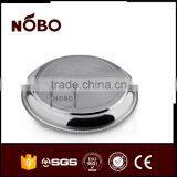 Polishing Stainless Steel Flower Plate for Food thumbnail-1