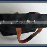 Canvas Tote Bag With pu Leather Handles thumbnail-4