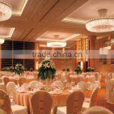 Wedding Chair cover hotel banquet chair used ruched chair cover