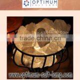 Basket Shape Optimum Himalayan Salt Lamp