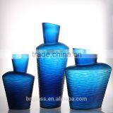 Promotion Modern Style Glass Vase Decor Cheap Blue thumbnail-1
