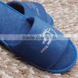 color hotel slippers printing logo