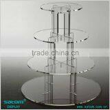 Round / Square Cake Stand Acrylic 4 Tiers Display Rack                        
                                                Quality Choice