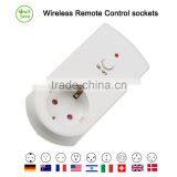 Wall Switch and Socket Remote Control Socket Set EU Plug K15 1+1 thumbnail-2