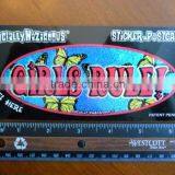 Custom Weather Resistant Auto Exterior Sticker Car Static Cling Vinyl Sticker and Screen Printing Adhesive Car Decal ---DH20444