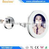 8'' Round Brass Acrylic Mirror Led Compact Bathroom Wall Mirror Quality Choice thumbnail-6