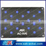 Real Carbon Fiber Car Floor Carpet Pedal Mat Pedal thumbnail-1