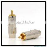 New RCA Jack Connector Flat 8mm Connector