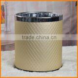 Creative Leather Cover Household Trash Without Double Bedroom Amenity Continental Trash 10L Free Shipping thumbnail-6