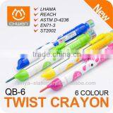 Wax Color Pencil, Multi Color Pencil, Wax Color Crayon thumbnail-1