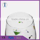 Wholesale Gift Colored Stem Wine Glass/ Hand Painted Wine Glass thumbnail-2
