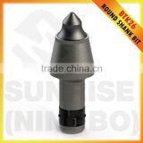 BTK26 25mm Conical Rig Drill Round Shank Trenching Cutting Tools Tungsten Carbide Rotary Trench Cutter Pick