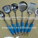 2015 Hot Sale Wholesale Nylon Kitchen Utensils Set Non-stick Pan FDA/LFGB/CE Eco-friendly and Food Garde Colorful thumbnail-1