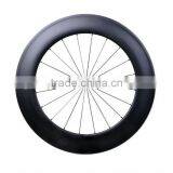 700c Road Bike Carbon Wheelset 88mm Tubular, 88mm Tubular or Clincher Carbon 700C Road Bicycle Wheels thumbnail-5