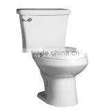 Two Piece Toilet White Toilet With Tank thumbnail-1