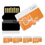 64gb High Quality Microcode Memory Card With Real Capacity Made in Taiwan