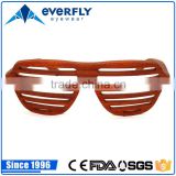 Personality party eyewear frames decorative funny wood glasses china manufacture