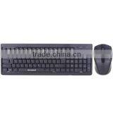 3D Embossed Ultra Flat Cheap Wireless Keyboard and Mouse