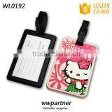 Custom Rubber Luggage Tag Unique Design thumbnail-3