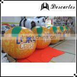 USA 3m Diameter Inflatable Sky Balloon, Inflatable Orange Helium Balloon for Sale thumbnail-1