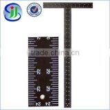 2014 Clear Lines Stainless Steel Black New T-type Square Ruler