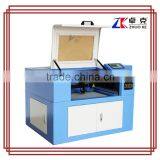 China Jinan Zhuoke Wood Arcylic Small Laser Engraving Cutting Machine 5030 With Leetro