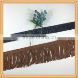 Coffee color polyester bullion fringe used for banners & sofa