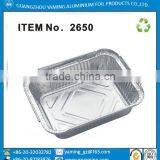 Foil Container With Cardboard Lid and Plastic Lid China Manufacturer