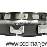 Best selling proudcts Black ceramic and Magnetic Tungsten Bracelet