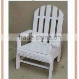 Back Arm Design Handmade French Durable White Wood Chair thumbnail-1
