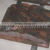 Book Style Granite Tombstone