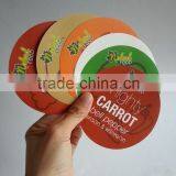 Green Color Printed Round Stickers thumbnail-4