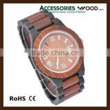 China Wholesale Wood Wrist Wooden Watch thumbnail-1
