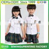 England Style Kindergarten Uniform Fashion Primary School Sport Uniform Shirt With Skirt or Shorts thumbnail-5
