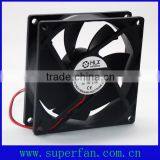 2015 Factory ODM or Custom Dual Ball Bearing 12VDC Axial Fan 92mm