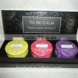Five Colors Tin Candles Set In Luxury Gift Box for Christmas thumbnail-2